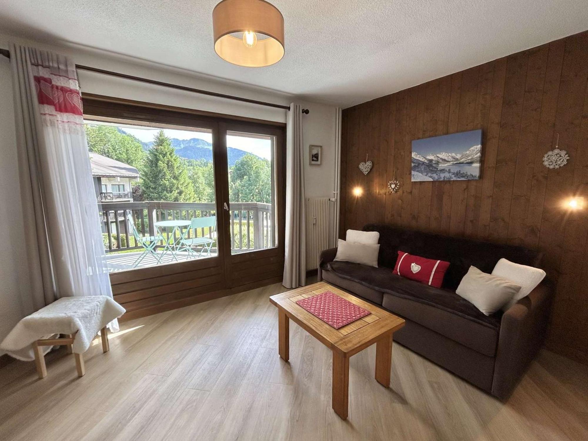 Studio Avec Piscine Chauffee, Tennis & Balcon - 4 Couchages A Megeve - Fr-1-597-14 Eksteriør bilde
