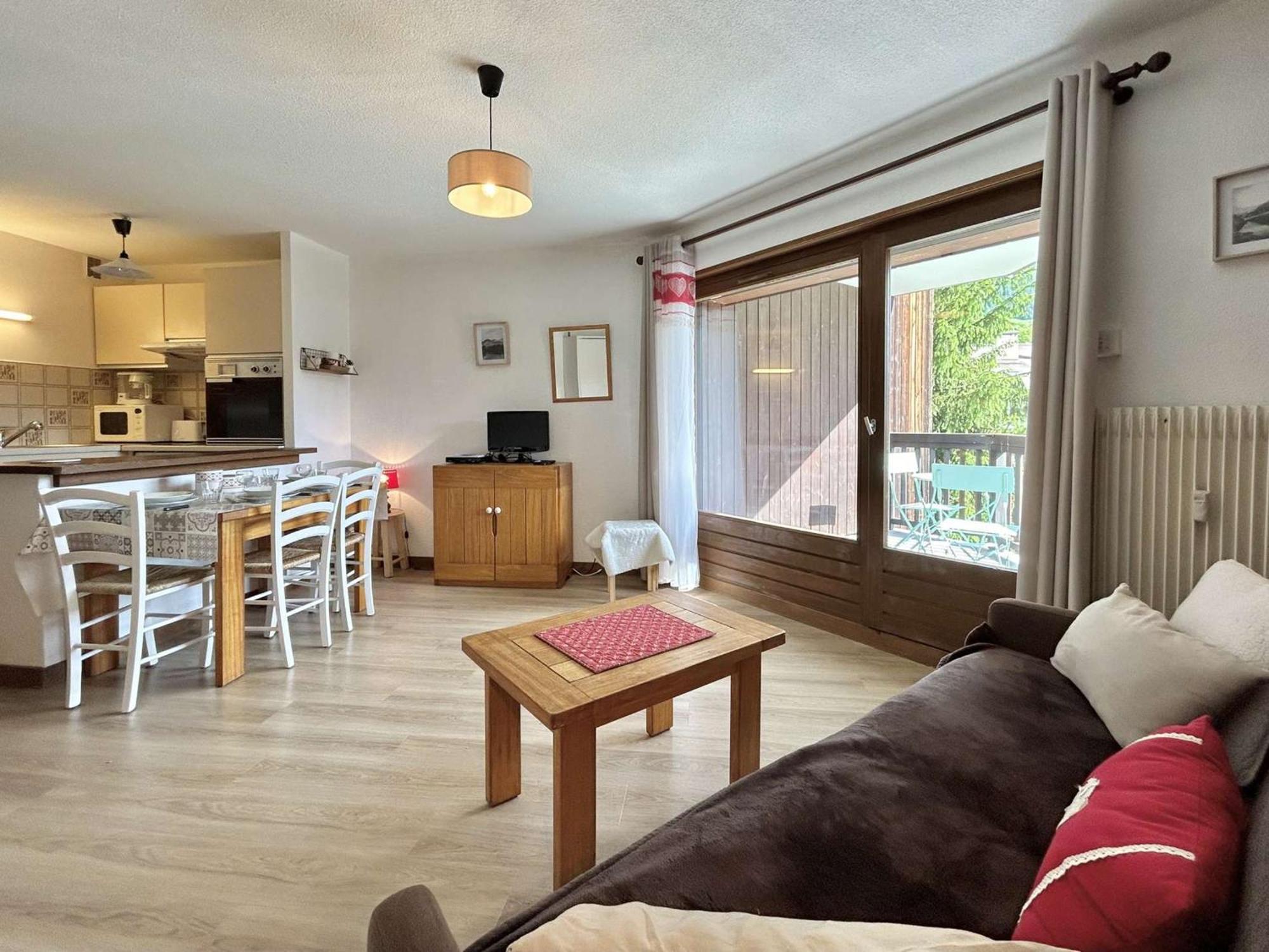 Studio Avec Piscine Chauffee, Tennis & Balcon - 4 Couchages A Megeve - Fr-1-597-14 Eksteriør bilde