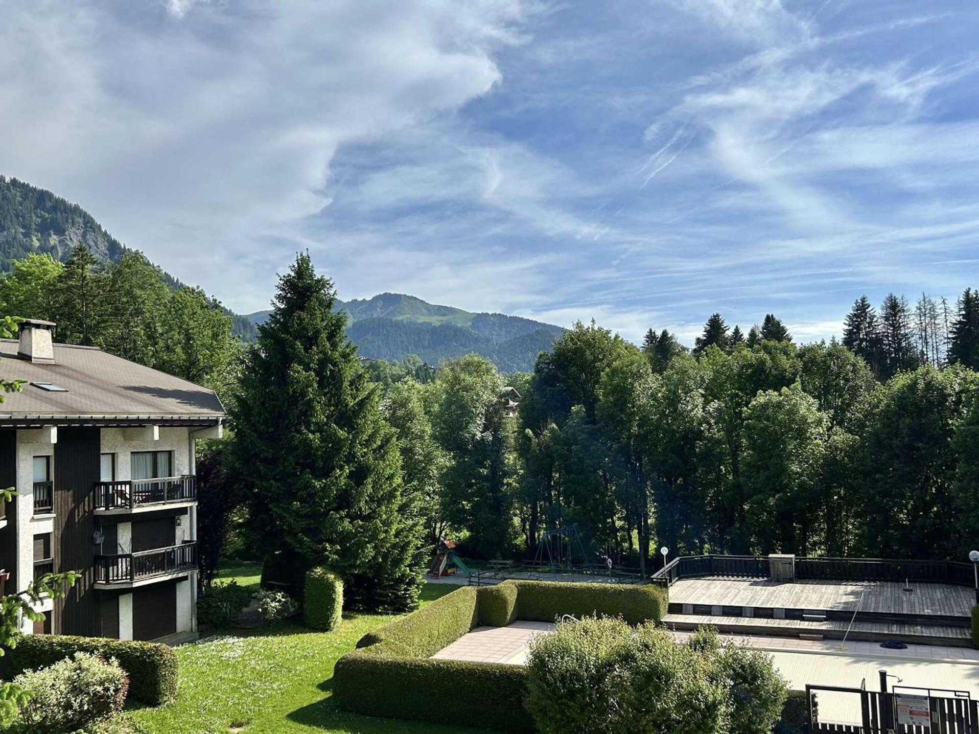 Studio Avec Piscine Chauffee, Tennis & Balcon - 4 Couchages A Megeve - Fr-1-597-14 Eksteriør bilde